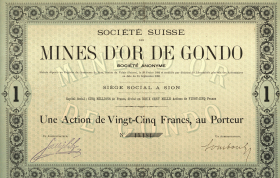 Original-Aktien vom Goldrausch