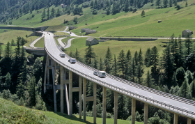 Viadukt bei Simplon-Dorf