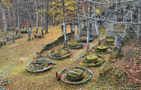 Ruinen der Goldmühlen