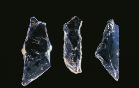 9000 Jahre alte Kristallabschläge