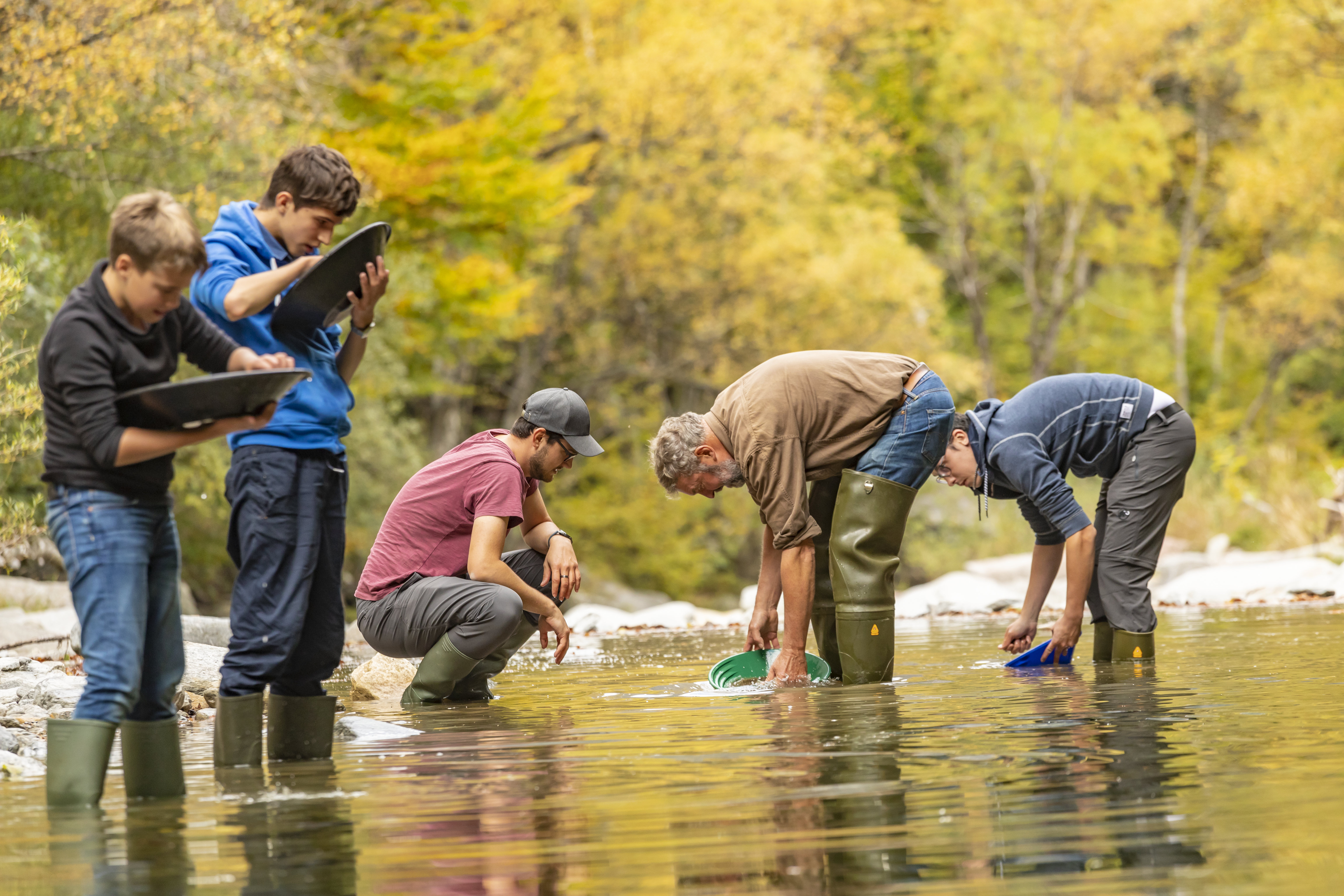 Gold Abenteuer Goldwaschen Schweiz